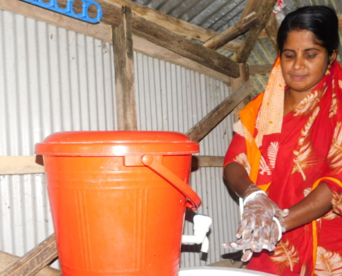 Testimony 3 madhuri mondal is washing her hands