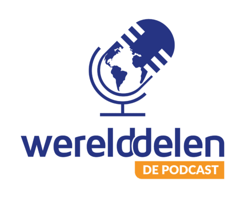Podcast werelddelen logo