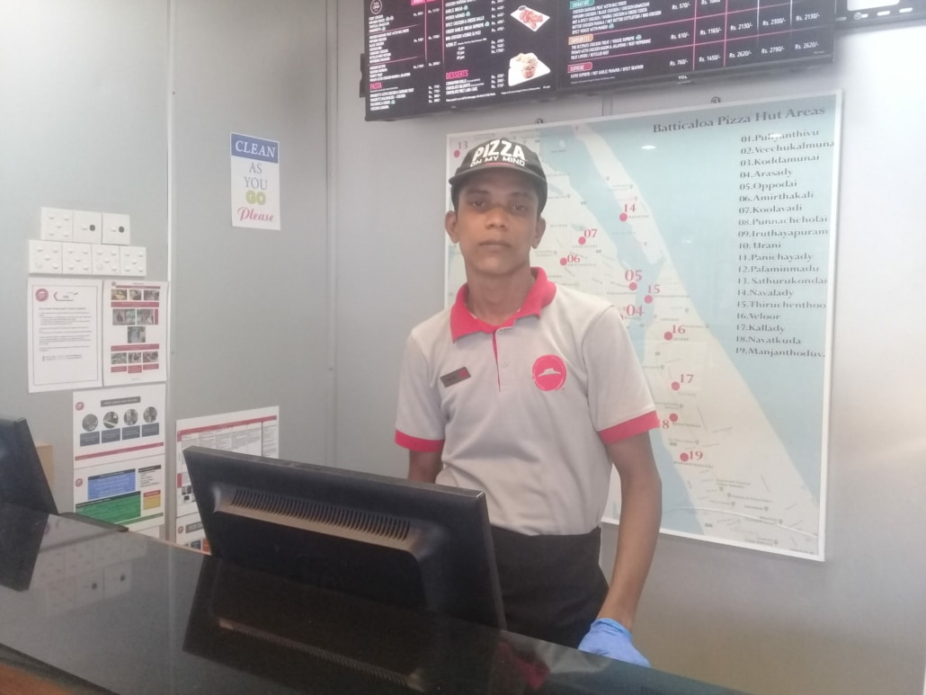 Hariharan at the cash counter