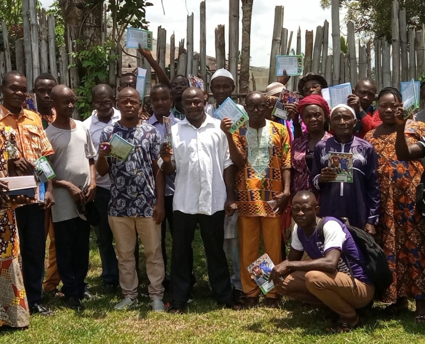 Participants after the orientation training