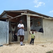 Huisbezoek bij Kenly (15) uit Haïti. Foto door: Parole & Action, Haïti.